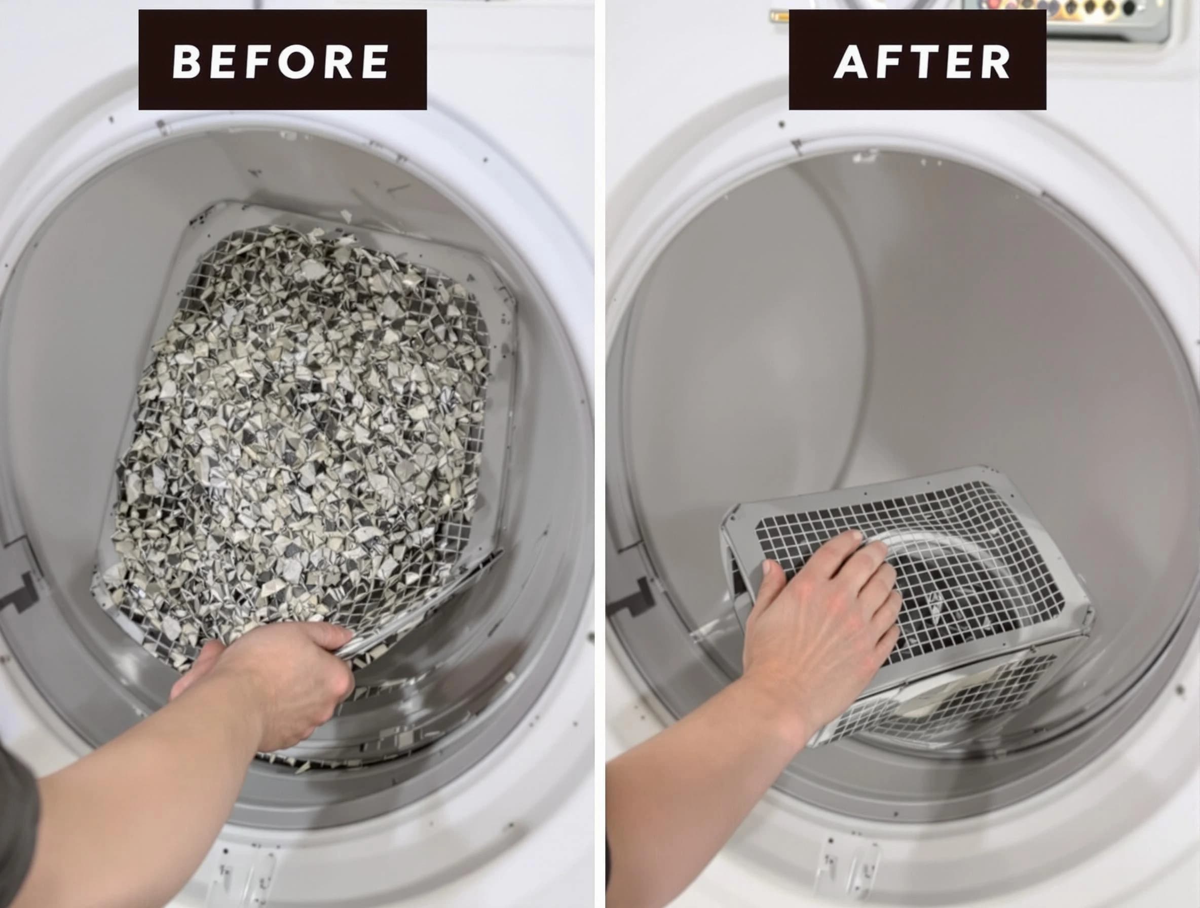 Professional lint trap cleaning by Acworth Dryer Vent Cleaning in Acworth