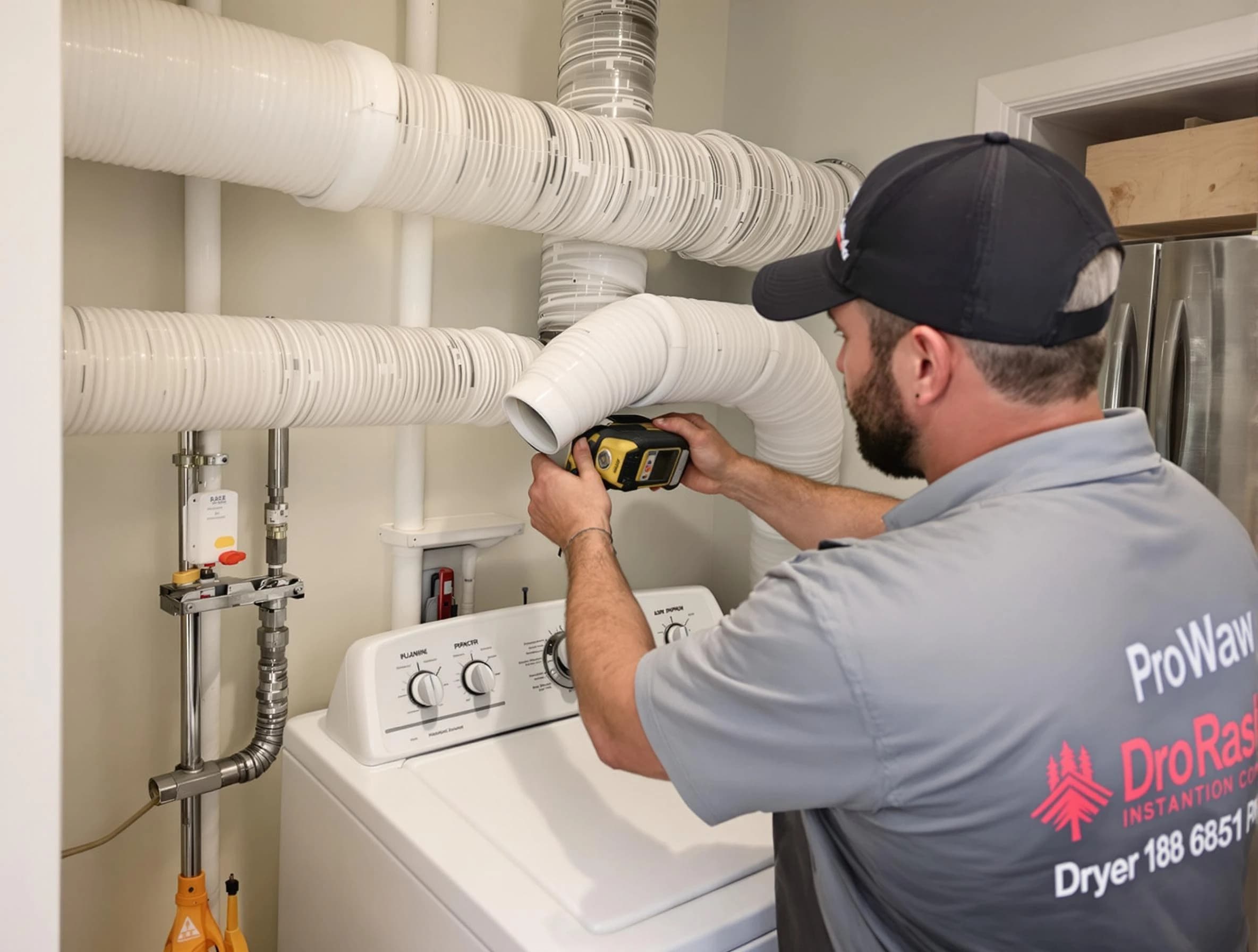 Professional dryer vent hose installation by Acworth Dryer Vent Cleaning in Acworth