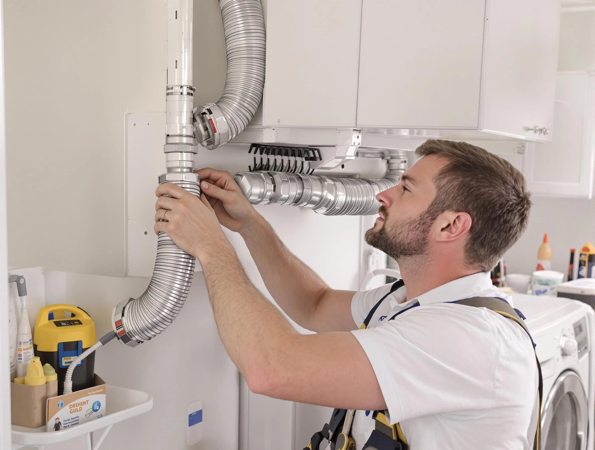 Professional dryer vent repair and installation by Acworth Dryer Vent Cleaning in Acworth