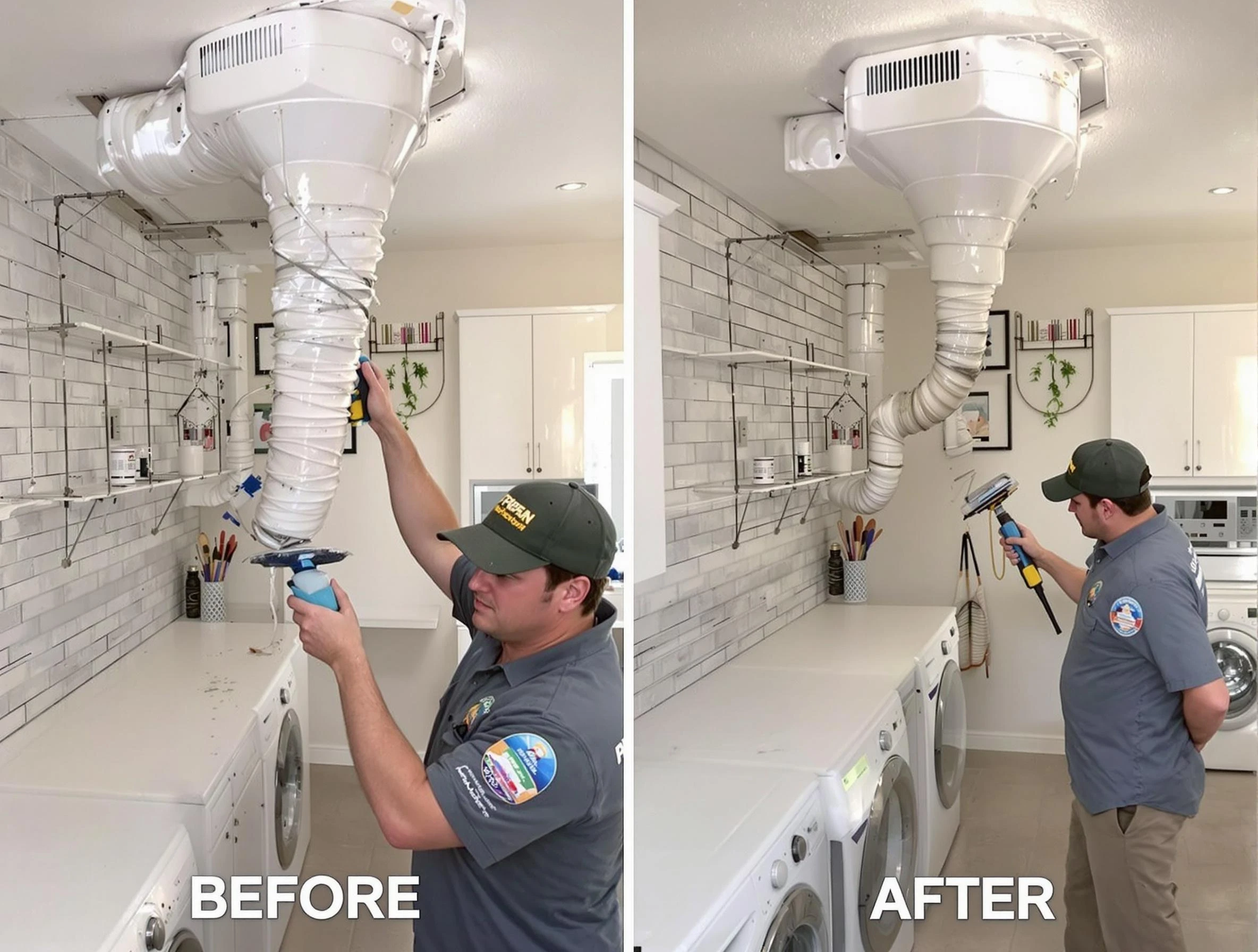 Professional dryer exhaust vent cleaning by Acworth Dryer Vent Cleaning in Acworth