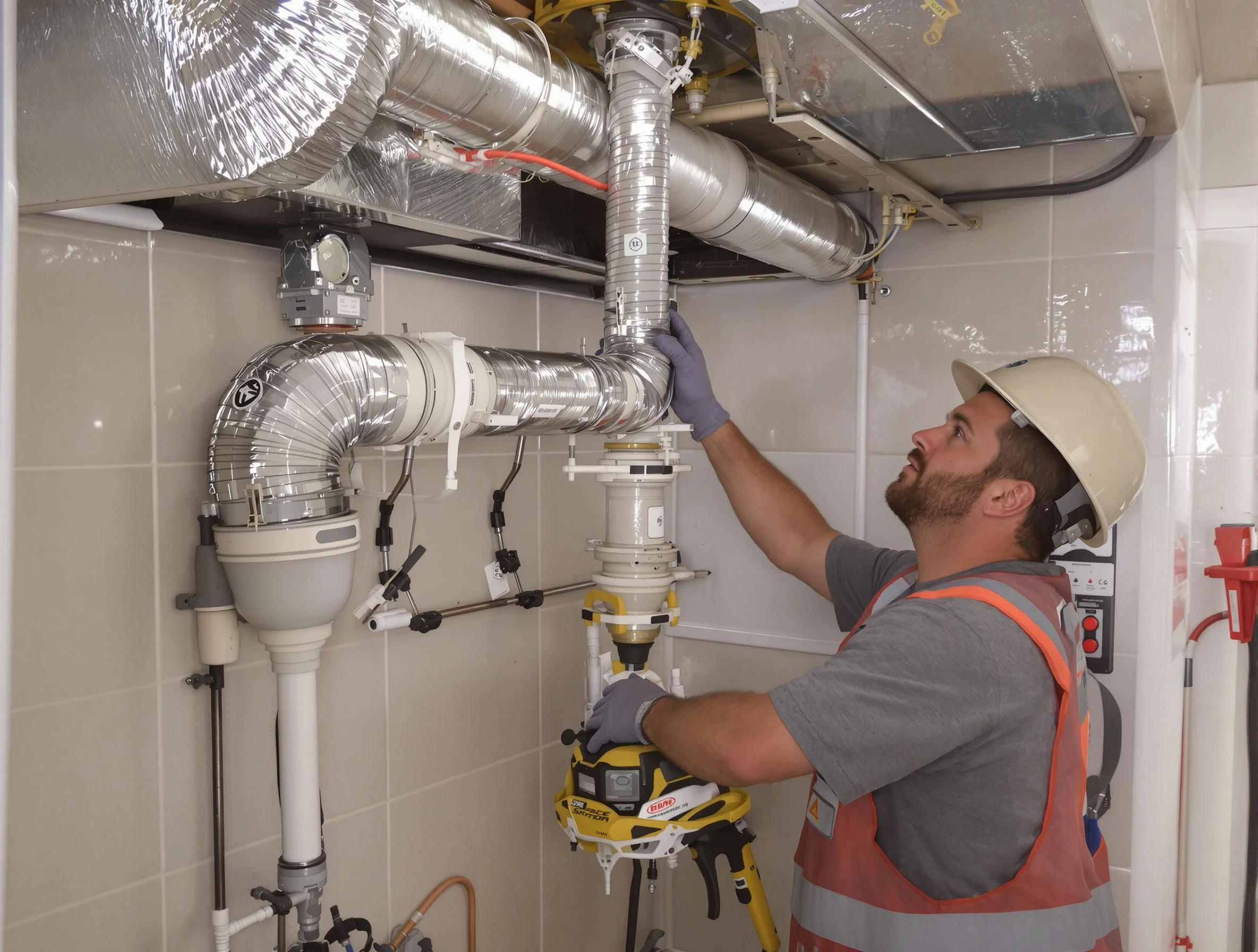 Acworth Dryer Vent Cleaning expert performing professional dryer vent repair and installation in Acworth